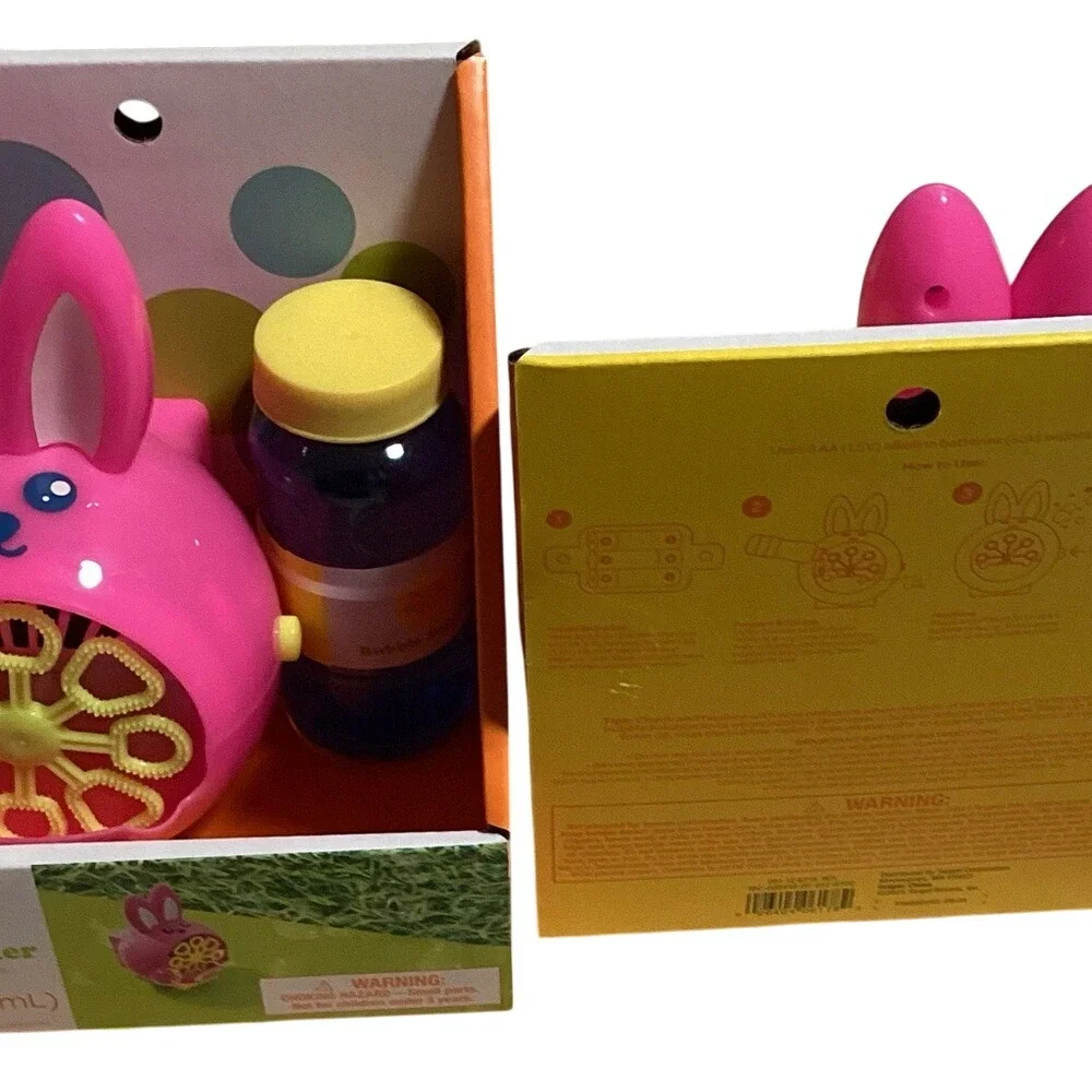 Pink‎ Bunny Bubble Maker. Set of 2